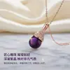 Collar de estilo coreano para mujer con colgante de cristal austriaco, cadena corta y sencilla para la clavícula para estudiantes, collar de joyería de moda
