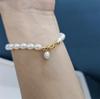 Pulsera de Perlas de Bebé Estilo Ins Perla de Agua Dulce 4.5-5mm Cuentas de Bebé Pulsera Simple Estilo Popular Caliente