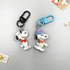 Chaveiro Criativo de Desenho Animado Snoopy Chaveiro Cachorrinho Charlie Bolsas Masculinas e Femininas Pequenos Pingentes Pequenos Presentes Atacado