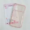 Color sólido, se transforma instantáneamente en una funda protectora de pantalla grande con un tarjetero incorporado y bordes elevados para protección contra caídas, adecuada para iPhone 18 PRO, funda transparente, modelo 17