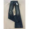 Jeans Acampanados con Caída Estilo Vintage para Mujer, Nuevos de Tiro Bajo Ajustados Elásticos Versátiles Casuales de Longitud Completa Bootcut