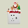 Van Xi adesivos de parede adesivos de férias Interruptor de parede de Natal adesivos decorativos de Natal Natal adesivos de parede removíveis