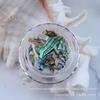 Fornecimento transfronteiriço de peças finas de concha de fragmentos irregulares de abalone da série de nail art marinha joias de nail art japonesa atacado