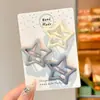 Pinza para el Cabello Estrella Azul para Mujer, Linda Pinza Lateral para la Frente y Flequillo Lateral, Accesorio para el Cabello para la Parte Trasera de la Cabeza, Pinza Pequeña para Cabello Suelto