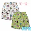 Pantalones de pijama cortos de dibujos animados de verano se pueden usar como pantalones de pierna ancha nuevos crayón pequeño nuevo casual shorts para el hogar