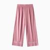 Pijama de verano para mujer con cuello en V y almohadilla en el pecho, fino, pijama, longitud opcional, se puede usar afuera, seda de hielo, sensación fresca, ropa de casa L836