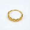 Anillo Minimalista de Nicho con Flor de Margarita Incrustada de Circonita Chapado en Oro de 18 Quilates Estilo Retro Lujo Ligero Personalidad Ins para Mujeres