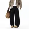 Em Estoque Primavera e Outono Novo Estilo Americano High Street Calças de Trabalho de Algodão com Patchwork, Calças Retas Masculinas Modernas, Cool e de Alta Qualidade
