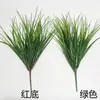 Planta de engenharia grama de mola grande artificial 7 ramos haste cacho de plantas aquáticas decoração interna e externa flor artificial planta verde plástico casamento fábrica