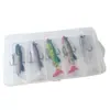 Caja Luya de una capa cinco compartimentos Caja Luya caja de herramientas traje de equipo de pesca Caja Luya de plástico caja de almacenamiento multifuncional
