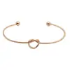 Versión coreana de pulsera abierta simple Pulsera de amor con letra inglesa Joker europea y americana pulsera de metal pulsera al por mayor