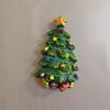 Adesivos de Geladeira Cabeça de Ano Novo e Natal Presente Transfronteiriço Criativo Adesivos Magnéticos Decorações Tridimensionais para Vidro de Janela