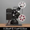 Modelos de Objetos Antigos Nostálgicos Retrô: TV Preto e Branco, Toca-Discos, Telefone, Celular Vintage, Adereços para Fotos, Decorações
