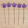 Ropa Morada Corona Princesa Pastel Horneado Decoración Decoración Muñeca Modelo Niña Morada Castillo Princesa Regalo de Cumpleaños
