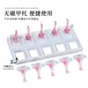 Nuevas Puntas de Uñas sin Imán y Base para Soporte de Práctica de Uñas, Soporte Transparente de Acrílico para Exhibición de Uñas
