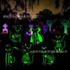 2027 Nueva Decoración para Fiesta de Jardín al Aire Libre de Amazon Letrero de Halloween para Jardín de Alienígena que Brilla en la Oscuridad con Estaca