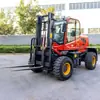 Exportado para a Austrália Empilhadeira Diesel Off-Road de Quatro Rodas 35 Empilhador com Rodas Multiuso Caminhão de Carregamento e Descarregamento para Engenharia Civil
