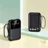 Mini Batería Externa al por Mayor con Certificación 3C, Gran Capacidad 20000mAh, Cargador Portátil con Cable Integrado, Logo de Regalo Personalizable