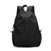 Ligero y portátil, para salidas diarias, compras, desplazamientos, versátil, simple, casual, mochila personal pequeña, texturizada, bolsa de hombro doble, estilo nuevo