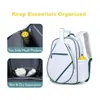 Bolsa de pickleball transfronteriza en stock, mochila de pickleball con compartimento para zapatos y bolsillo impermeable, bolsa para palas de pickleball, bolsa deportiva