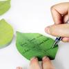 Notas adhesivas de hojas, creativas, tiras de papel para notas, para llevar, lindas pegatinas para notas adhesivas, etiquetas adhesivas para libros de mensajes DIY