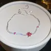 Pulseira Borboleta Flor de Zircônia Transfronteiriça, Pulseira de Luxo Leve de Nicho de Alta Qualidade, Design Versátil, Joia de Mão da Moda Atacado
