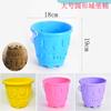Cubo de playa, juguete de playa, cubo de plástico grueso, agua, excavación, arena, juego, nieve, captura, mar, herramientas, puesto, cubo de pesca