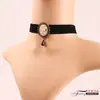 Nuevo collar punk de terciopelo europeo y americano con cabeza de belleza retro, cadena de clavícula, venta directa de fábrica femenina, una variedad de opciones