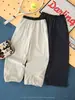 Pantalones largos casuales holgados para niños, pantalones deportivos de pierna ancha de secado rápido para niños y niñas, color liso azul marino y gris, modelo primavera y otoño 2815