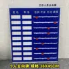 Señal de paradero del personal señal de notificación señal acrílica de responsabilidad del puesto señal indicadora de estado laboral del empleado señal de exhibición pública oficina