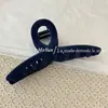 Pinza para el pelo de terciopelo moderna y elegante estilo coreano, pasador versátil, pinza de pelo de garra de alta gama para moño en la parte posterior de la cabeza