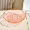 Plato de plástico Xipai de lujo ligero sala de estar moderna mesa de café para el hogar caja de frutas secas plato para dulces y bocadillos plato para semillas de melón y frutas