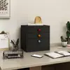 Armário de arquivo armário baixo mesa de escritório para computador armário de armazenamento embaixo armário de metal com gaveta com trava armário de armazenamento