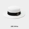 Sombrero de paja de primavera y verano con pimienta Sombrero tejido retro europeo y americano para mujer sombrero sombrero ala ancha protector solar parasol sombrero plano
