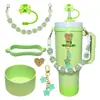 Botella de Agua Térmica Stanley Tapón Antipolvo Taza con Popote Tapa de Taza Correa de Mano Cordón para Botella de Agua Múltiples Estilos Versátiles Set