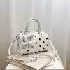 Bolso de mano de lunares con diseño único para mujer, nuevo y moderno bolso Boston casual, bolso cruzado para el día a día