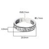 Nuevo anillo de gato de la suerte graffiti de plata pura s999 estilo chino para mujer diseño nicho personalizado abierto nuevo anillo de dedo índice de plata