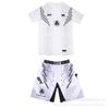 Set de Uniforme de Boxeo y Sanda Lycra Shorts de Lucha Artes Marciales para Hombres, Mujeres y Niños Shorts de Muay Thai Combate Artes Marciales Ajustado sin Mangas