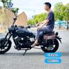 Coche muscle Wolf adecuado para Longjia V Tu 250 bolsa lateral bolsa de lona bolsa para portátil de negocios maletín modificación con portabultos de liberación rápida