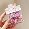 Gomas para el pelo de estilo coreano para niños, Diademas de animales, Gomas elásticas que no dañan el pelo, Cuerdas para el pelo de bebé lindas, 8 piezas en una bolsa