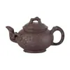 Tetera de Arena Púrpura Flor de Ciruelo Tetera Grande Gran Capacidad Semi-hecha a Mano Tetera Individual Juego de Té Cerámico para el Hogar Taza de Té Traje
