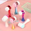 Cepillo de silicona 3D de doble cara para lavado facial, cepillo de limpieza manual de pelo suave, herramienta de lavado facial con vibración y limpieza profunda de poros, galvanoplastia.