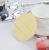 Esponja de Pó Marshmallow Pêssego, Hidrofílica, Sem Látex, Macia, Uso Duplo para Seco e Úmido, Esponja para Base Líquida, Cosméticos