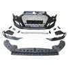Modelos 17-20 Adequados para Modificação e Upgrade do Audi A3 para Kit de Carroceria Grande Rs3 Face Dianteira, Grade e Para-choque Rs3 Específicos para A3