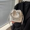 Diseño Bolso Mariposa Mujer 2024 Verano Nueva Moda Bolso de Mano con Cuentas Bolso de Hombro Elegante Bolso Cruzado
