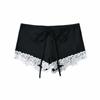 Verão 2024 Europeu e Americano Meninas Quentes Novo Cordão Cadarço Costura Distintivo Meninas Quentes Shorts Curtos