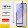 Para Huawei nova9 Película de Vidro Temperado Nova8se Tela Cheia Cola Total nova3 HD Resistente a Arranhões nova5i Película para Celular