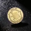 Fada do Dente Desenho Animado Moeda de Ouro Moeda Comemorativa Banhada a Ouro Presente para Troca de Dentes Infantis Medalha Comemorativa da Fada do Dente Moeda Medalha Comemorativa