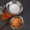 Olla unida de acero inoxidable estilo coreano olla para mariscos olla para cangrejos de río sartén para cocinar olla para fideos olla seca olla para plato frío olla dorada picante