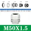 Conector impermeável de nylon poroso para cabo M20/PG16 conector de plástico Cabeça Grande selada para cabo trava fixa porca de fixação